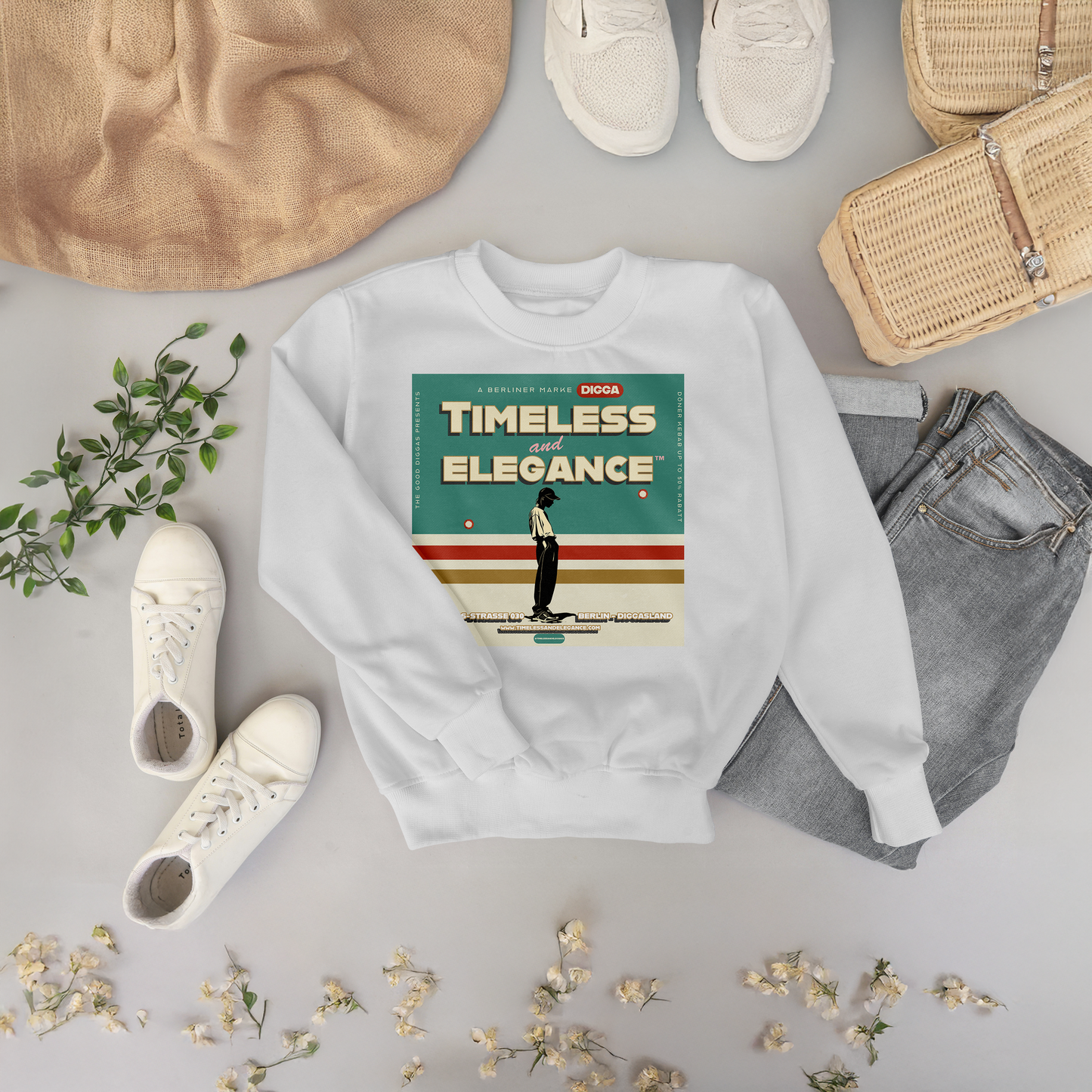Timeless Skater Sweatshirt (Front)