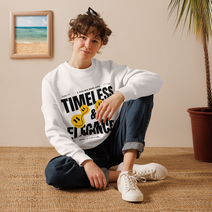 Timeless Original Front Sweatshirt (Black)