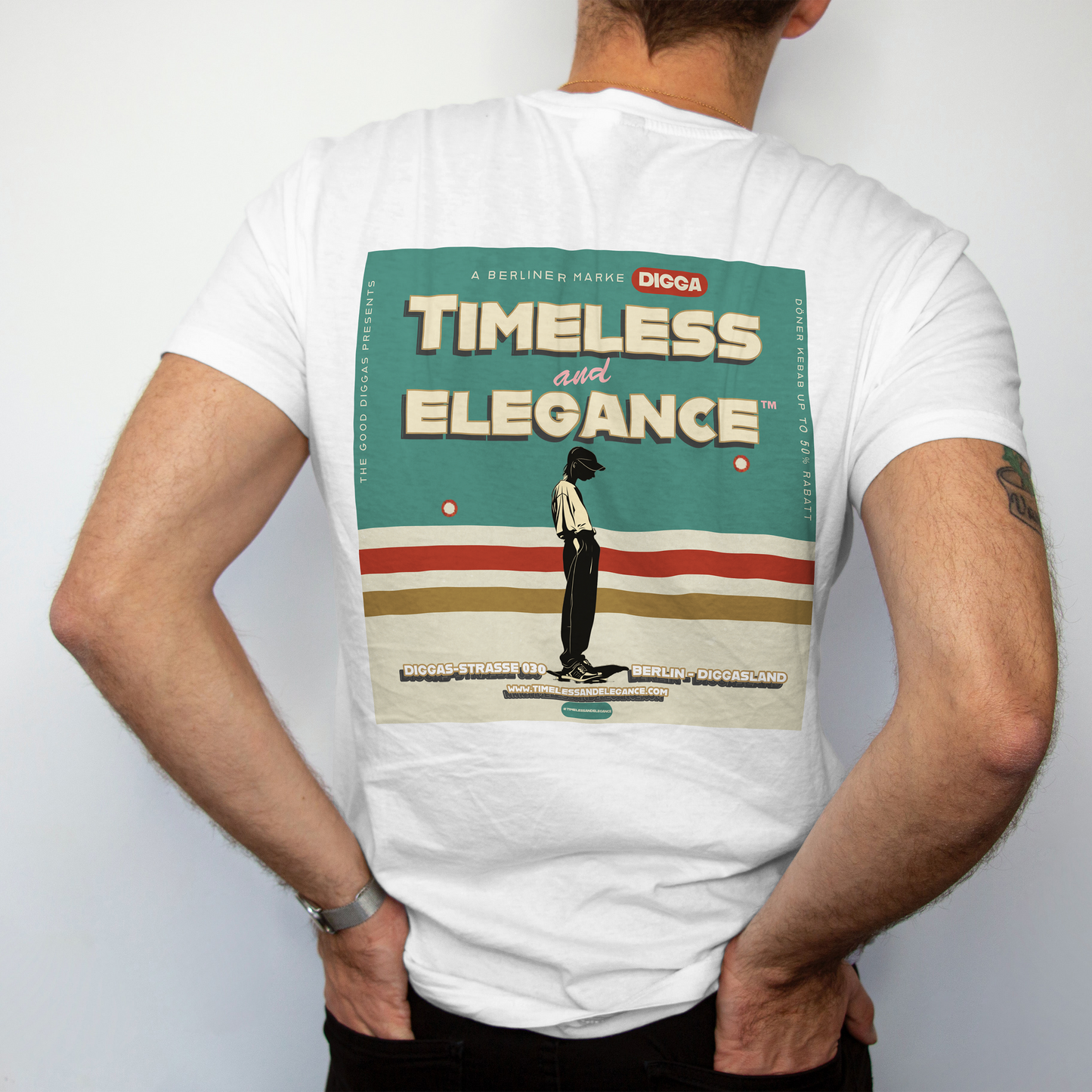 Timeless Skater T-Shirt (Back)
