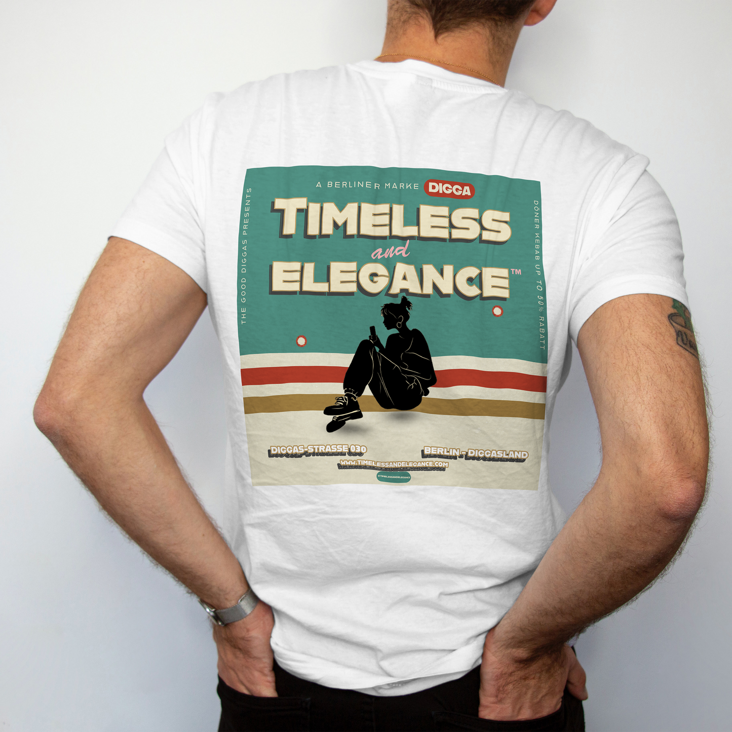 Timeless Phone T-Shirt (Back)
