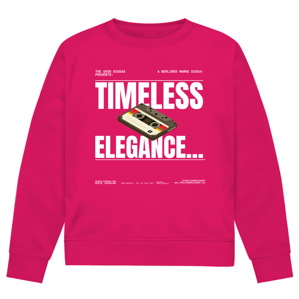 Timeless Retro Front Sweatshirt (White)