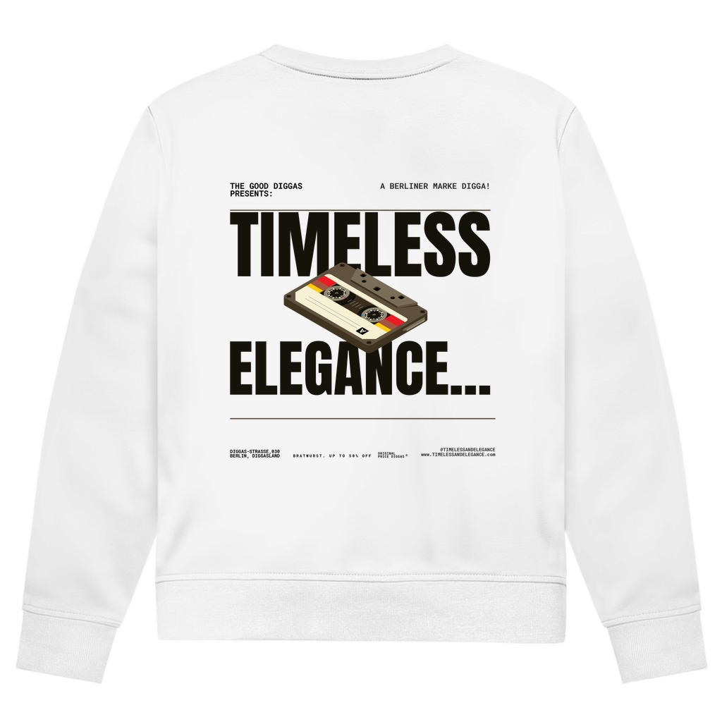 Timeless Retro Back Sweatshirt (Black)
