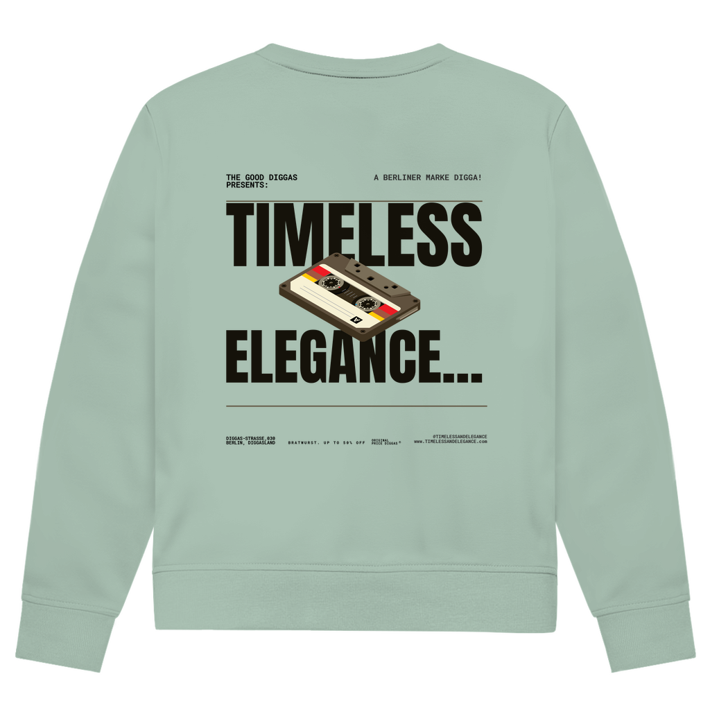 Timeless Retro With Logo Sweatshirt (BLack)