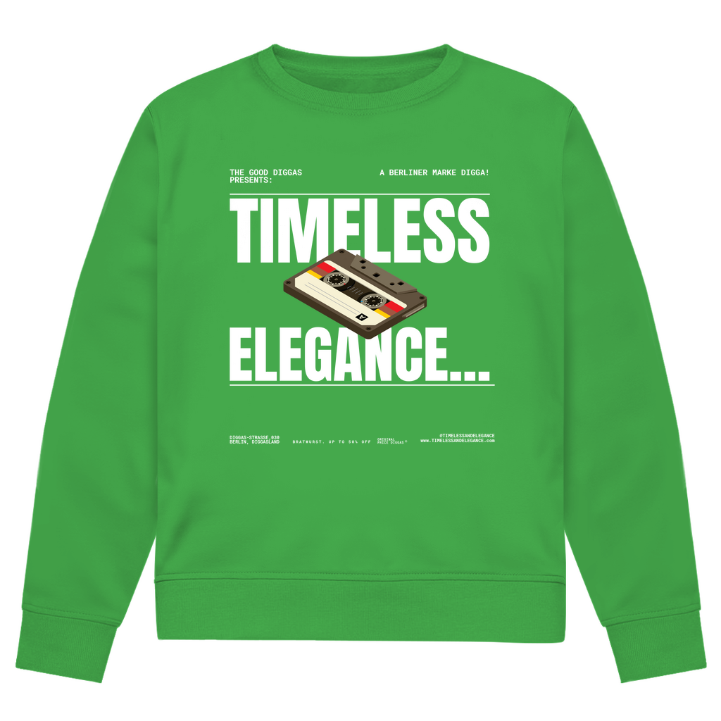 Timeless Retro Front Sweatshirt (White)