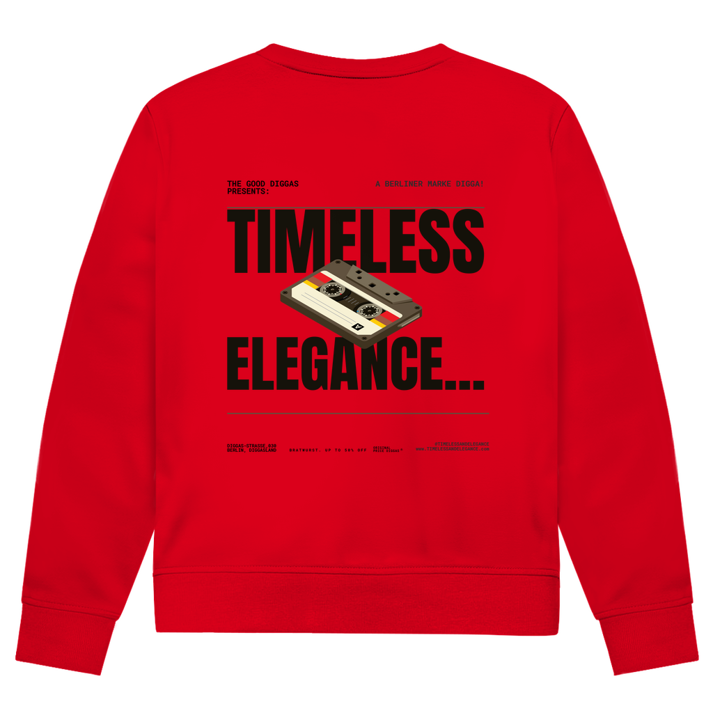 Timeless Retro Back Sweatshirt (Black)