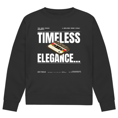 Timeless Retro Front Sweatshirt (White)