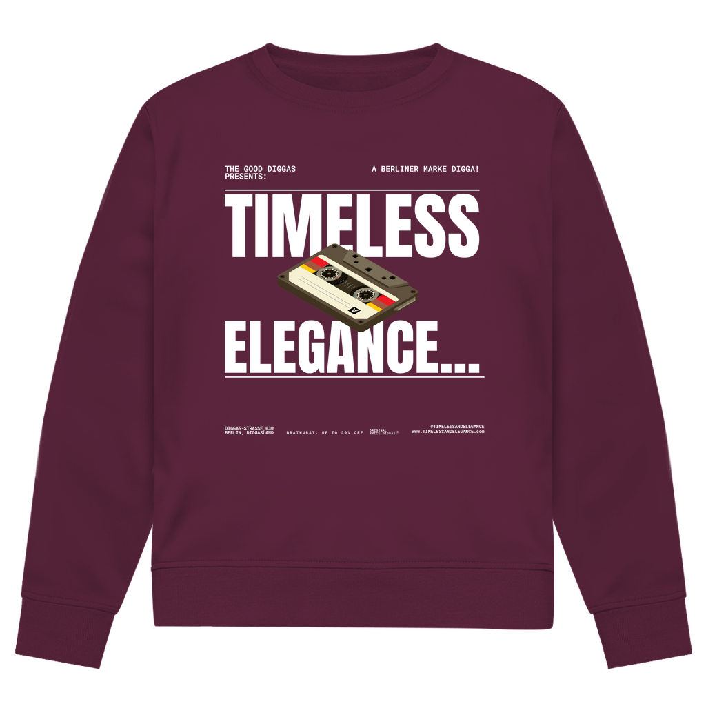 Timeless Retro Front Sweatshirt (White)