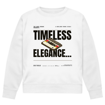 Timeless Retro Front Sweatshirt (Black)